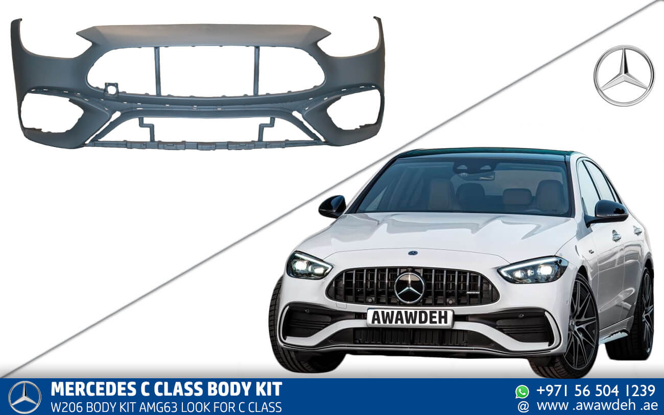 Mercedes C CLASS W206 FRONT BUMPER